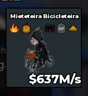 Mieteteira Bicicleteira WITH 6 TRAITS 637M/s (2 RARE TRAITS)