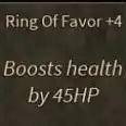 Ring Of Favor +4⭐️Fast&Reliable