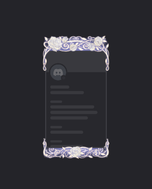 Rose Filigree Profile Frame 🔥Cheap Decoration $4.99