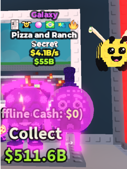 GALAXY PIZZA AND RANCH 4.1B/S (BEE + 5 TRAITS) – STEAL A BRAINROT – FAST DELIVERY & TRUSTED #R9YM4H
