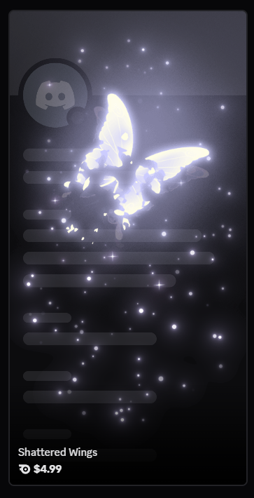 Shattered Wings Profile effect🔥Cheap Decoration $4.99