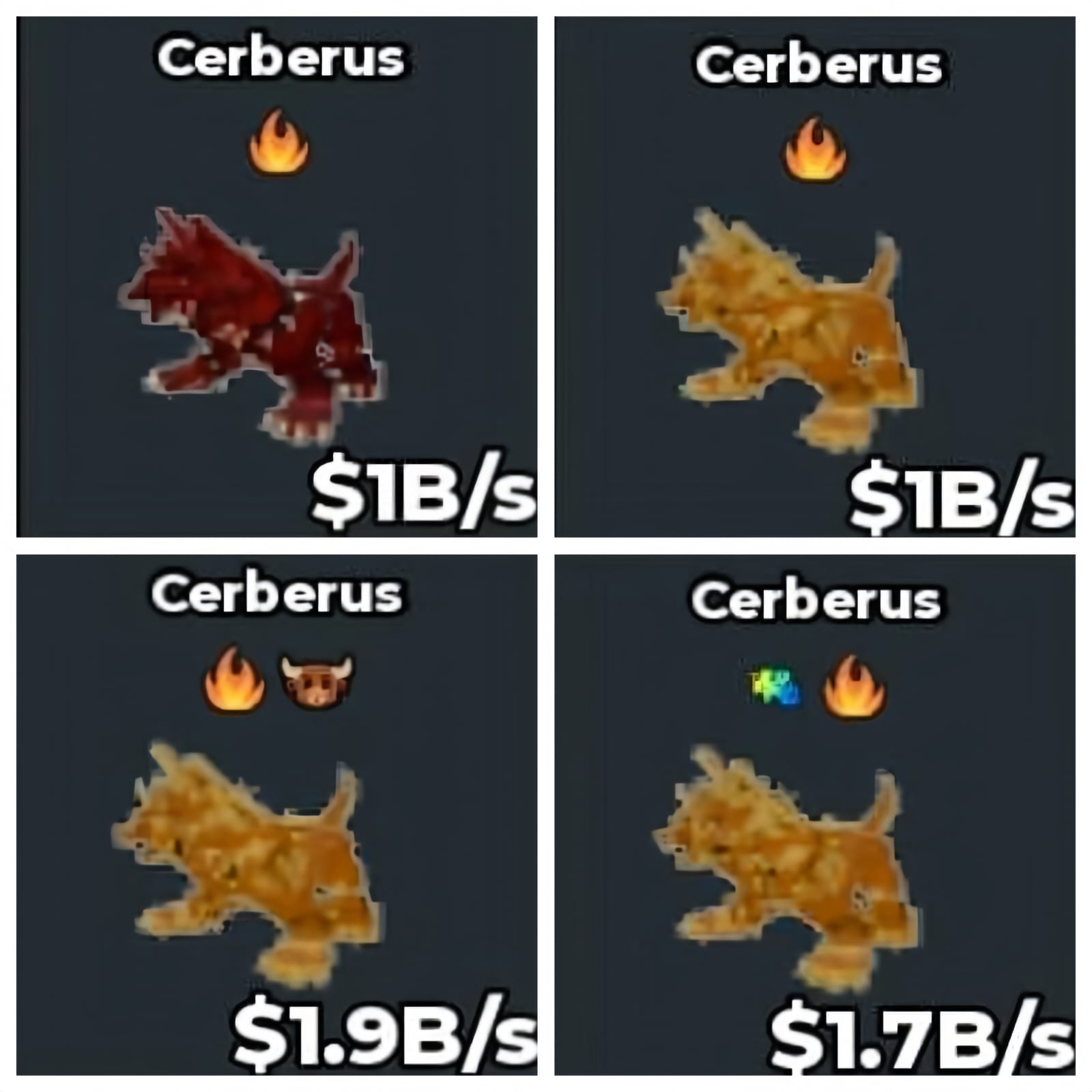 BS7663 BUNDLES 4X MIX CERBERUS $B/s - Total Income 5.6B/s