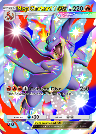 [All language] 2 Star Shiny Mega Charizard Y ex/Toxtricity ex/Mimikyu ex/Mega Mawile ex - B4a