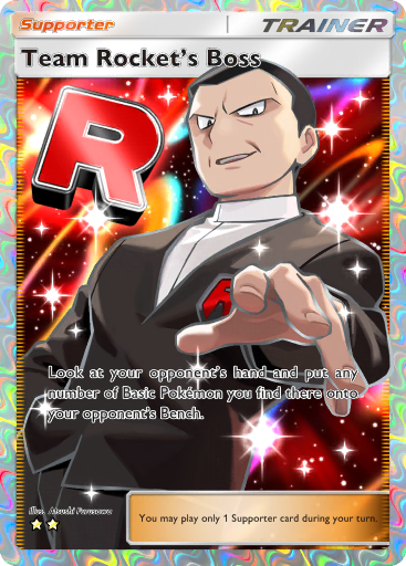 [All language] 2 Star Team Rockets Boss Full Art  - B4a