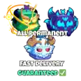 🔥🔥【Dragon + Kitsune + Yeti 】🔥🔥【All Permanent】【Fast delivery guaranteed ✅】