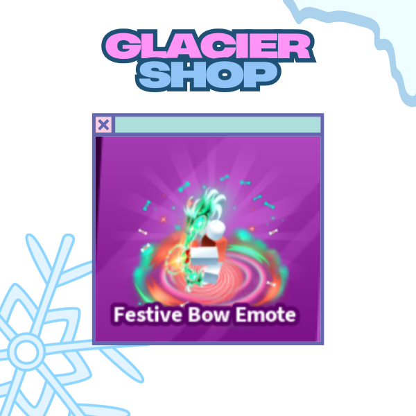 Festive Bow Emote ( Limited )