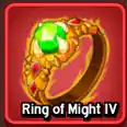 ⭐ Ring of Might IV - Grade IV Might Trinket⭐