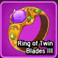 ⭐Ring of Twinblades III - Grade III Twinblades Trinket⭐