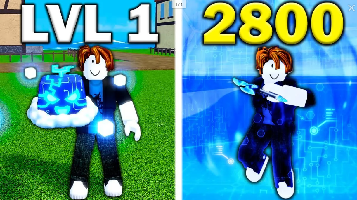 ⭐Max Level + Godhuman + CDK + TTK + Soul Guitar + Fruits Bundle⭐