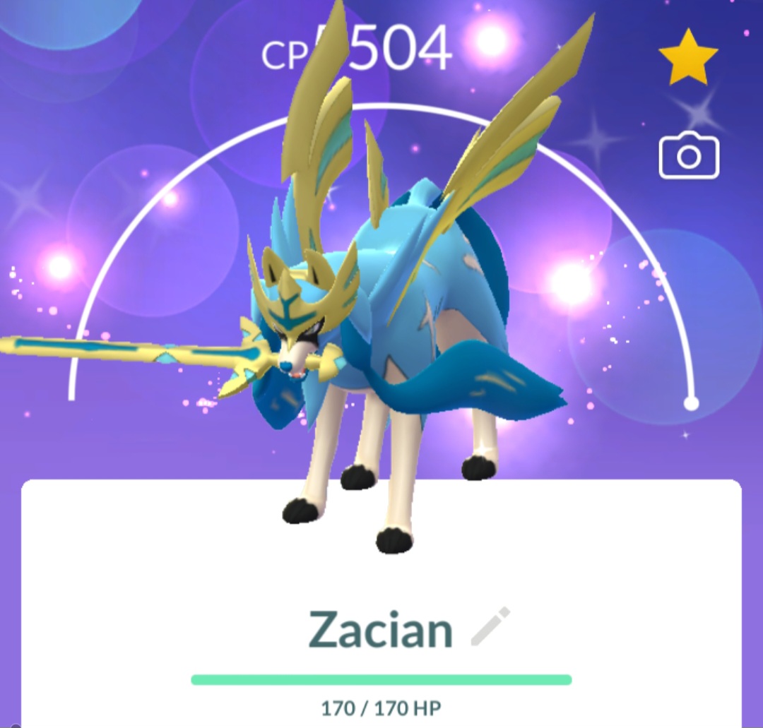 Trade || Crowned Sword NON-SHINY ZACIAN | Stardust required: 20K or 1M