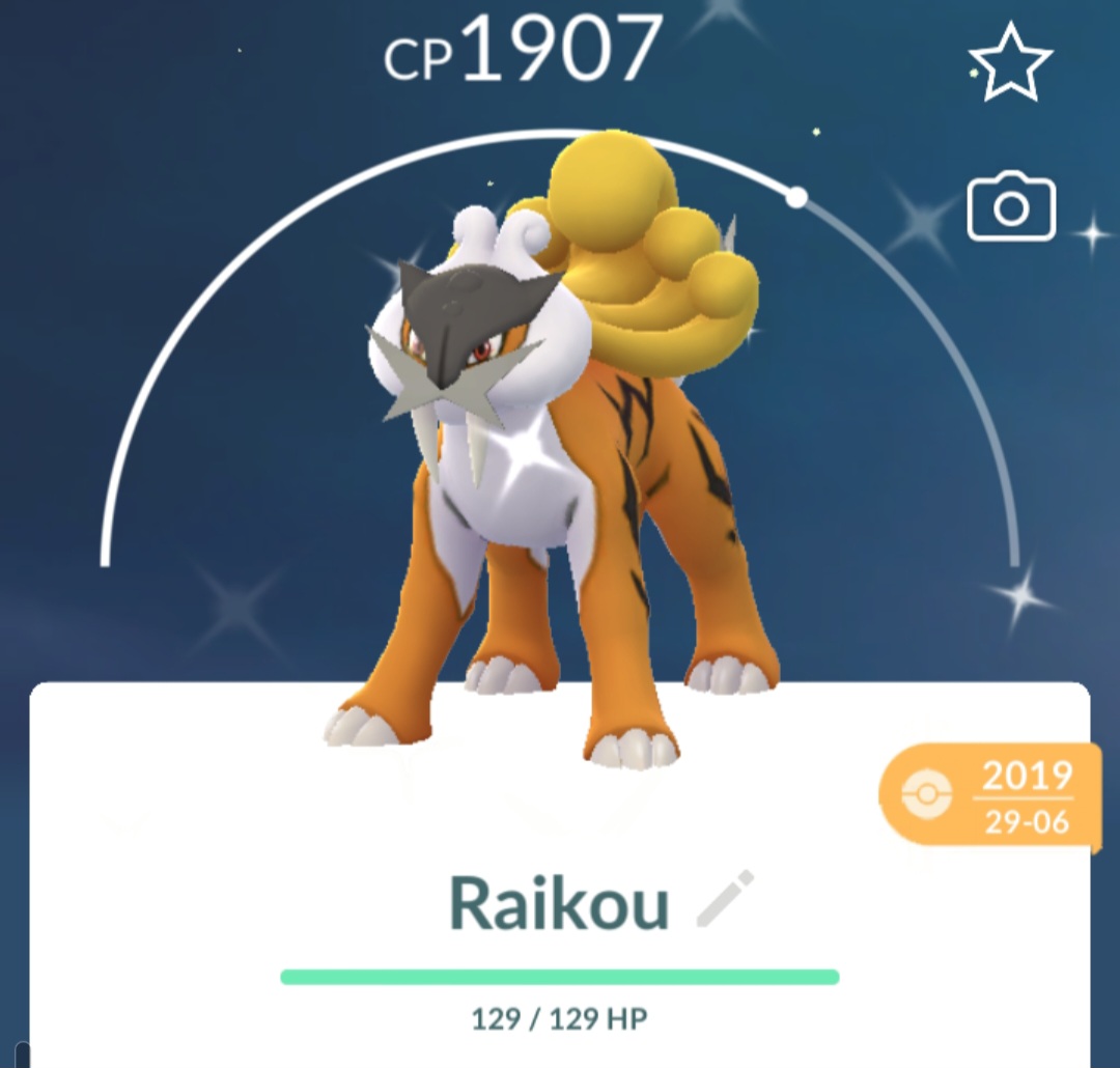 😈 2019*Shiny Raikou (GURANTEED LUCKY) 🙂 REGISTERED / UNREGISTERED TRADE