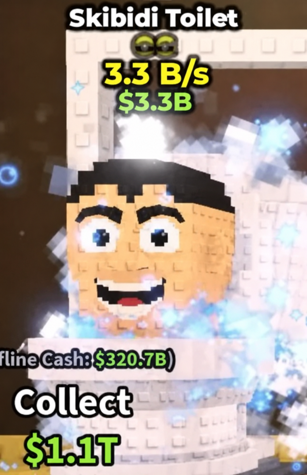 skibidi toilet - 3.3B/s