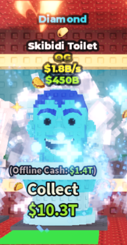 Diamond Skibidi Toilet - 1.8 B/s