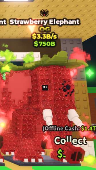 Strawberry Elephant Spider Trait - 3.3 B/s