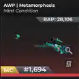 🟥✅AWP| Metamorphosis✅🟥