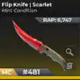 🔴🔴Flip Knife |Scarlet🔴🔴