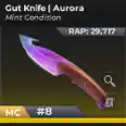 🟥✅Gut Knife| Aurora ✅🟥