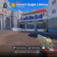 🔱Desert Eagle Mercy + built in charm 🔱float= 0.01🔱 MINT