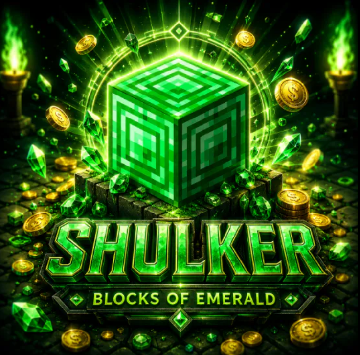 🩷Shulker of Emerald Blocks🩷27 Stacks🩷DonutSMP🩷INSTANT FAST DELIVERY🩷