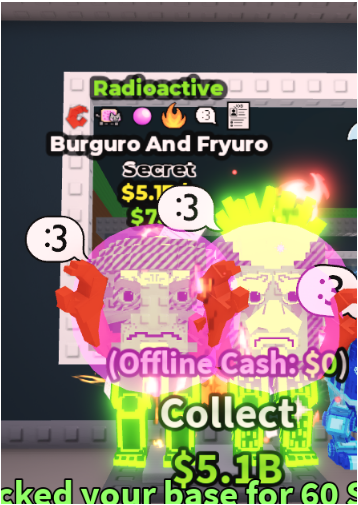 RADIOACTIVE BURGURO AND FRYURO 5.1B/S (JOB + 5 TRAITS) – STEAL A BRAINROT – FAST DELIVERY & TRUSTED #L2CQ8V