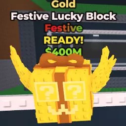 Festive Lucky Block 💛GOLD💛