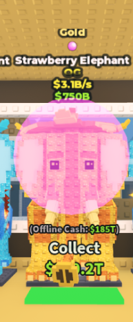 Bubble Gold Strawberry Elephant - 3.1 B/s