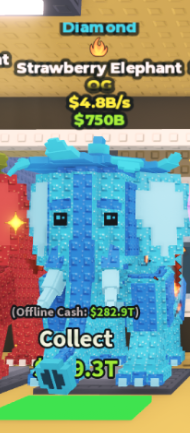 Diamond Strawberry Elephant fire trait - 4.8 B/s