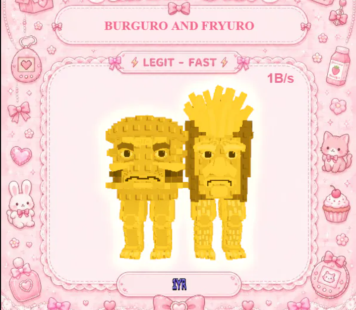 [🔱1B/s ] 1 YEAR TRAIT🌺 Burguro And Fryuro 🌺|🎀 Gold ❇️💌 INSTANT DELIVERY⌛🎉