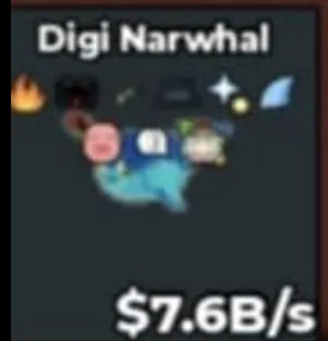 Digi Narwhal pork trait - 7.6 B/s