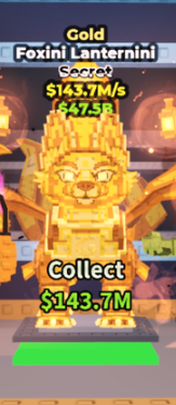 Gold FOXINI LANTERNRINI - 143.7 M/s