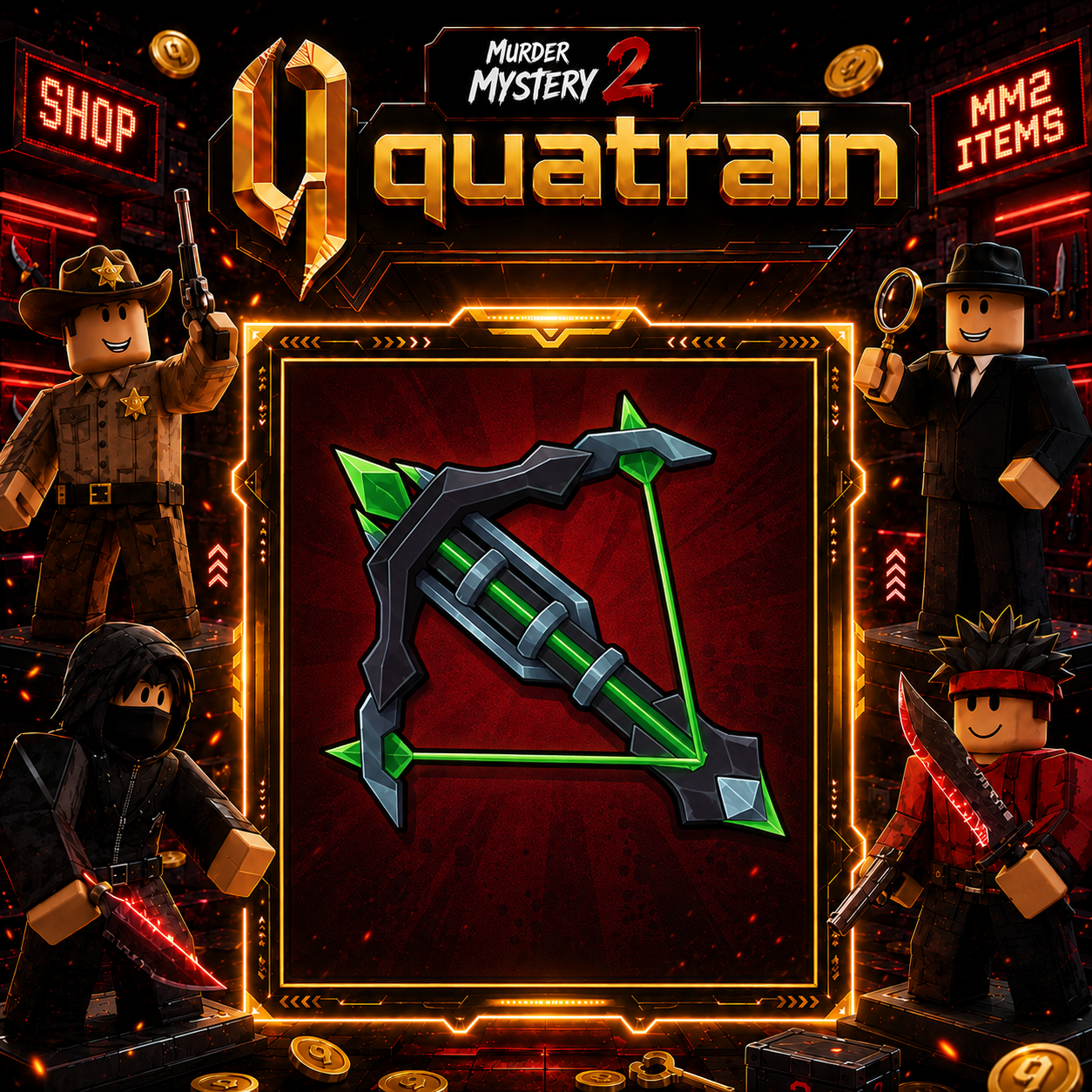 🔪🩸 Harvester Gun 🩸🔪 Ancient | Murder Mystery 2 👥