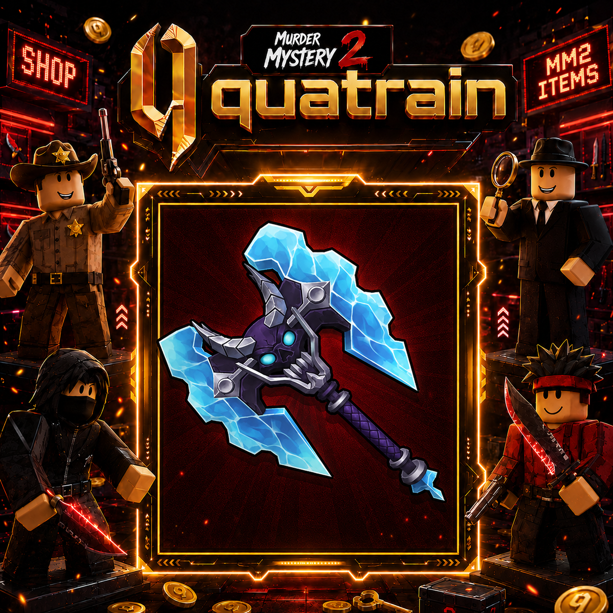 🔪🩸 Icebreaker Knife 🩸🔪 Ancient | Murder Mystery 2 👥