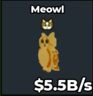GOLD MEOWL WITH MEOWL TRAIT - 5.5 B/s