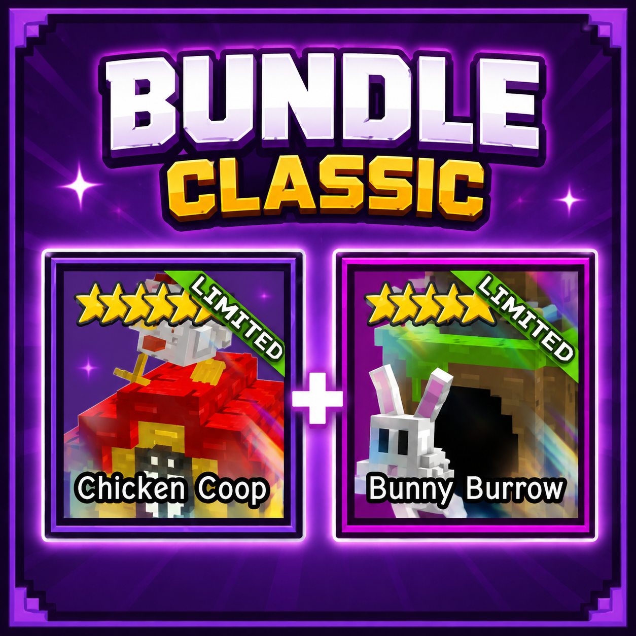 [🔥] PACK > BUNNY BURROW + CHICKEN COOP
