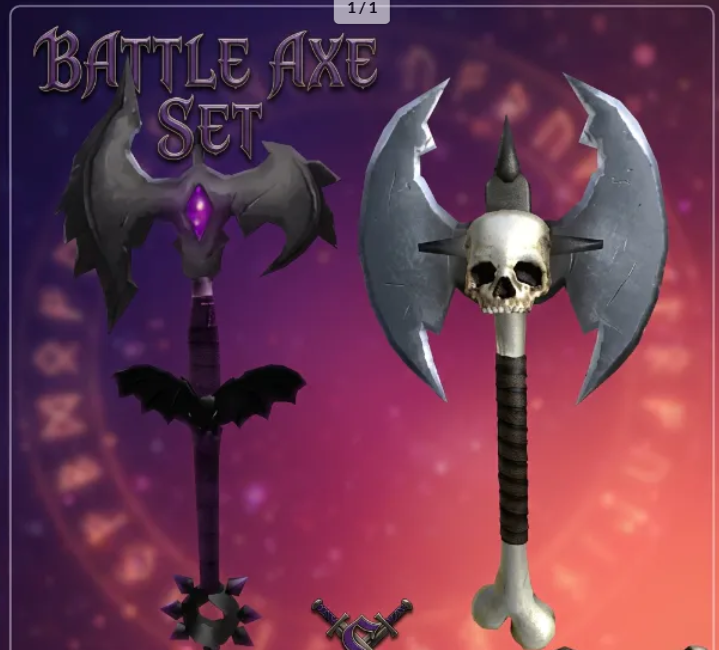 Battle Axe Set