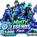 ⭐Fortnite Minty Legends Pack + 1000 V-Bucks ⭐