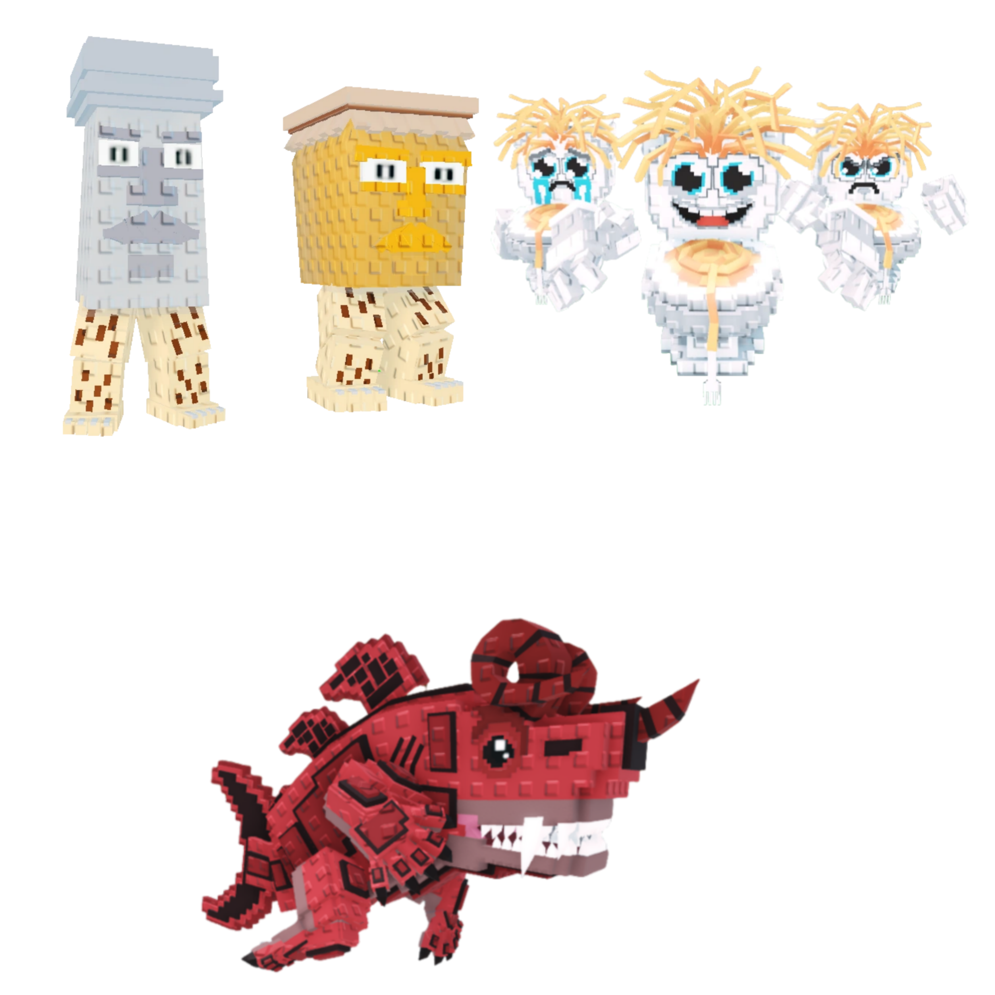 [BUNDLE] - 🥭 1x Garama And Madundung 🥭 1x Los Spaghettis 🥭 1x Eviledon