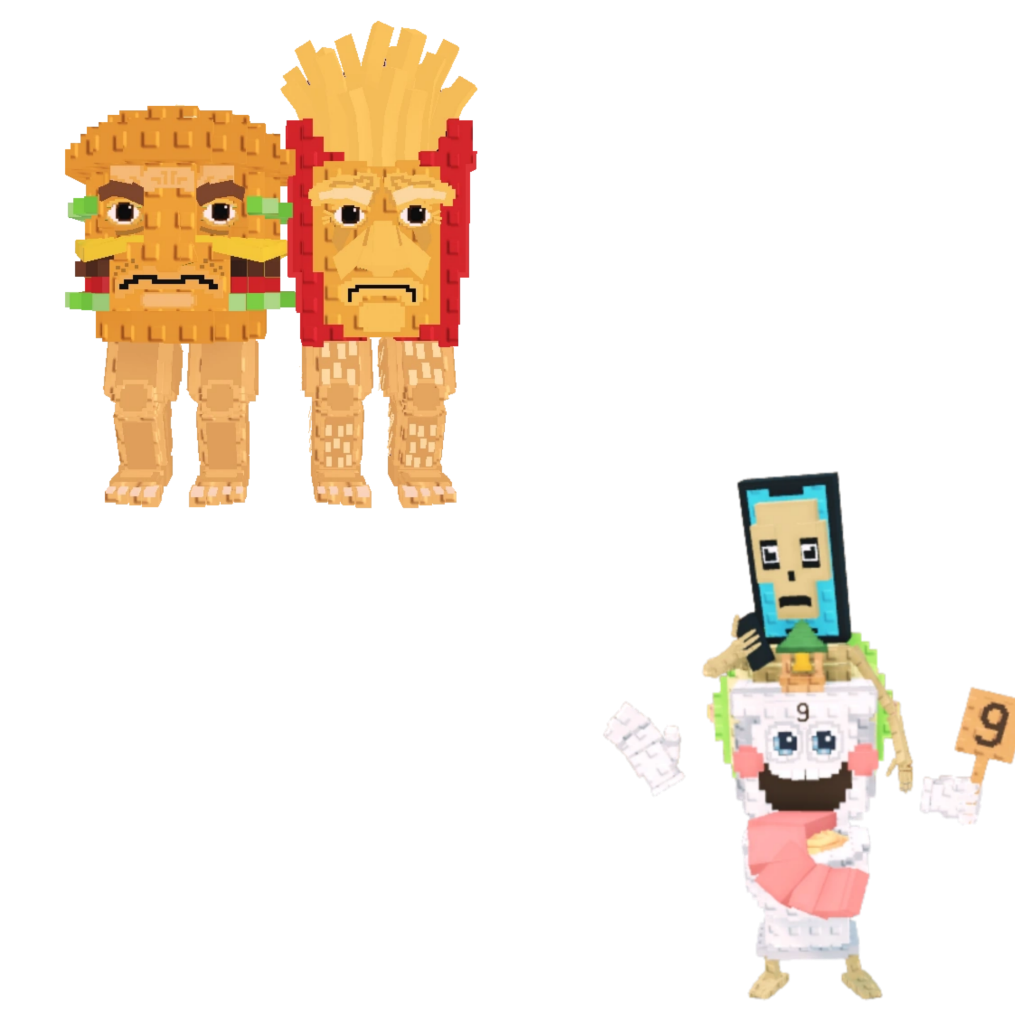 [BUNDLE] - 🍑 1x Burguro And Fryuro 🍑 1x La Secret Combinasion