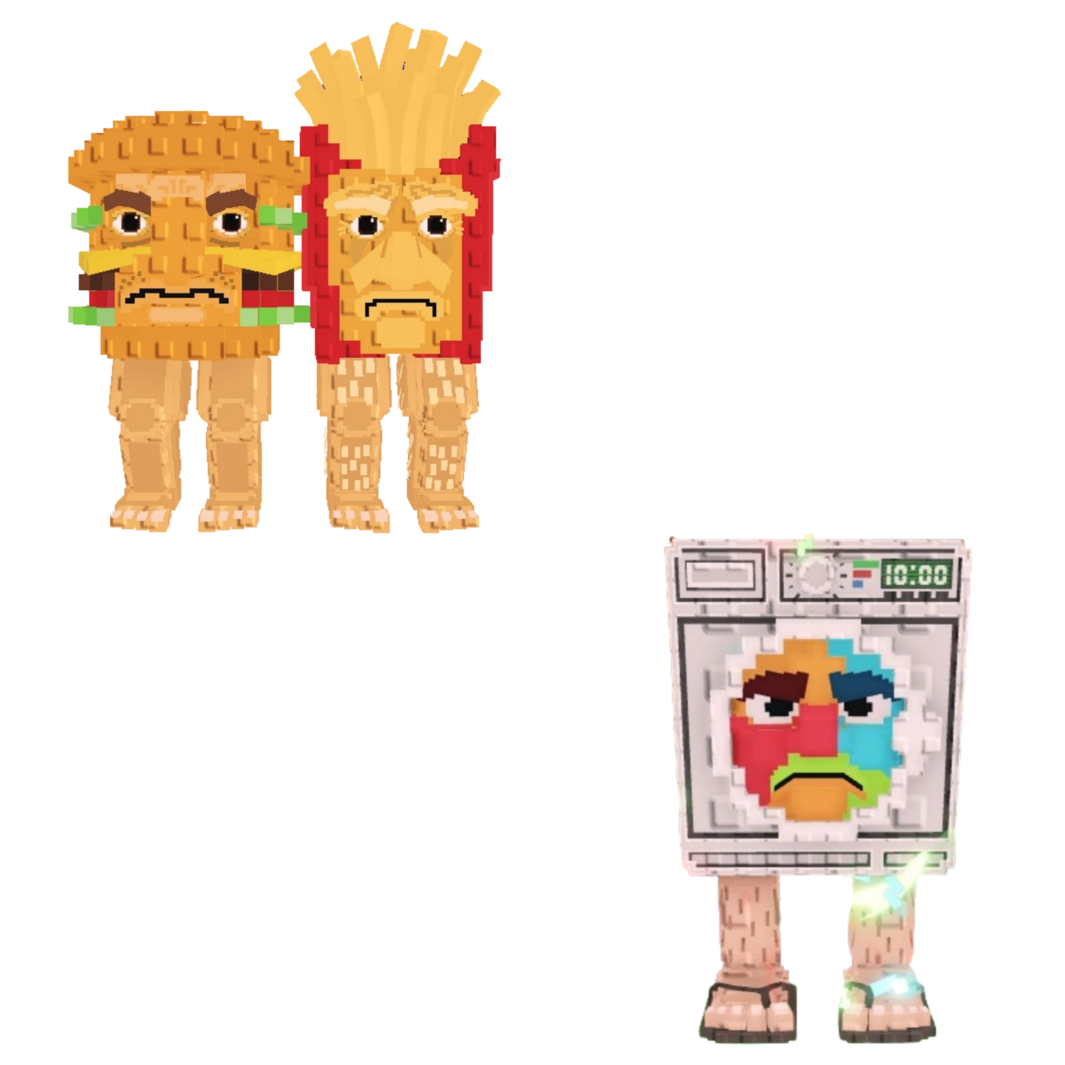 [BUNDLE] - 🍓 1x Burguro And Fryuro 🍓 1x Lavadorito Spinito