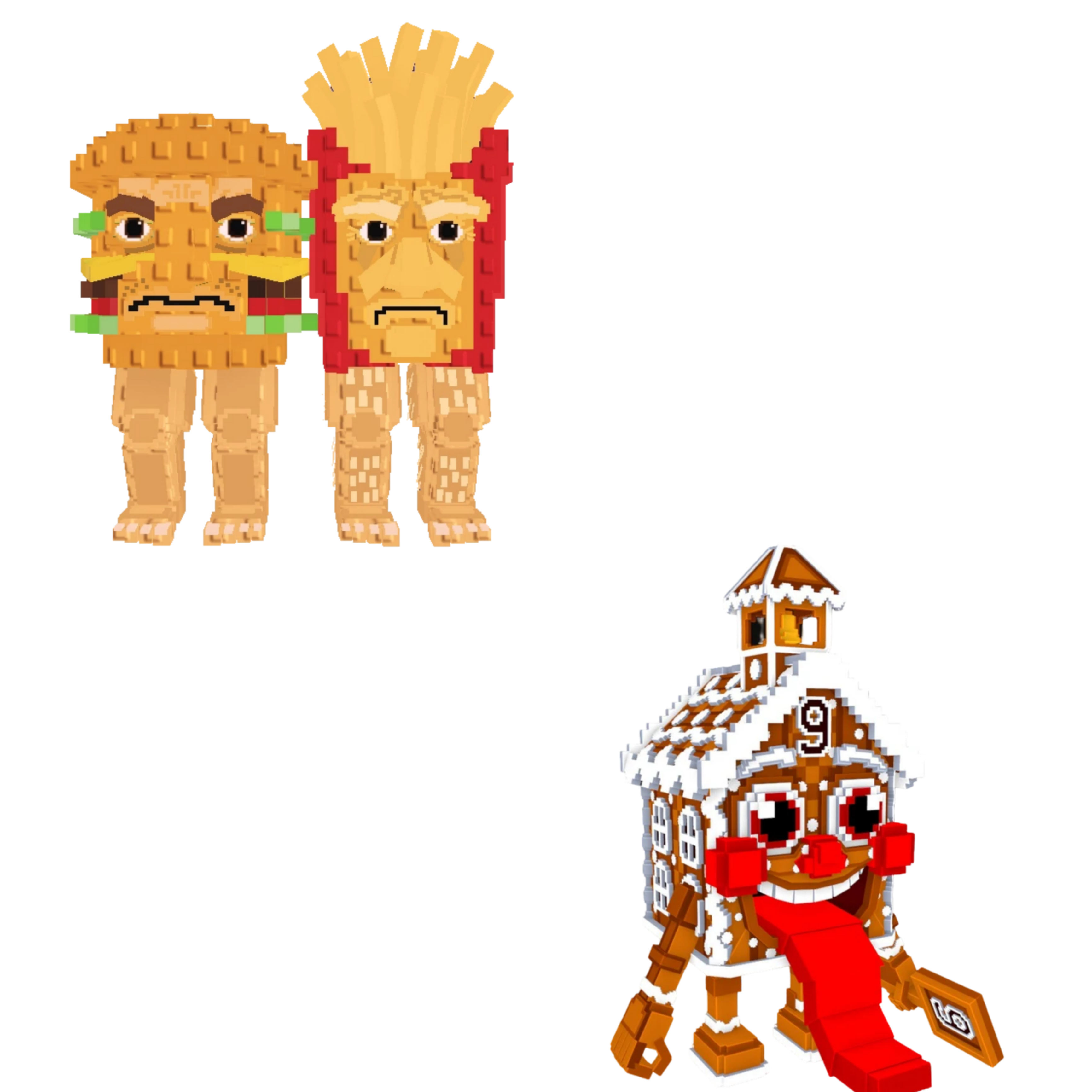 [BUNDLE] - 🥝 1x Burguro And Fryuro 🥝 1x La Ginger Sekolah