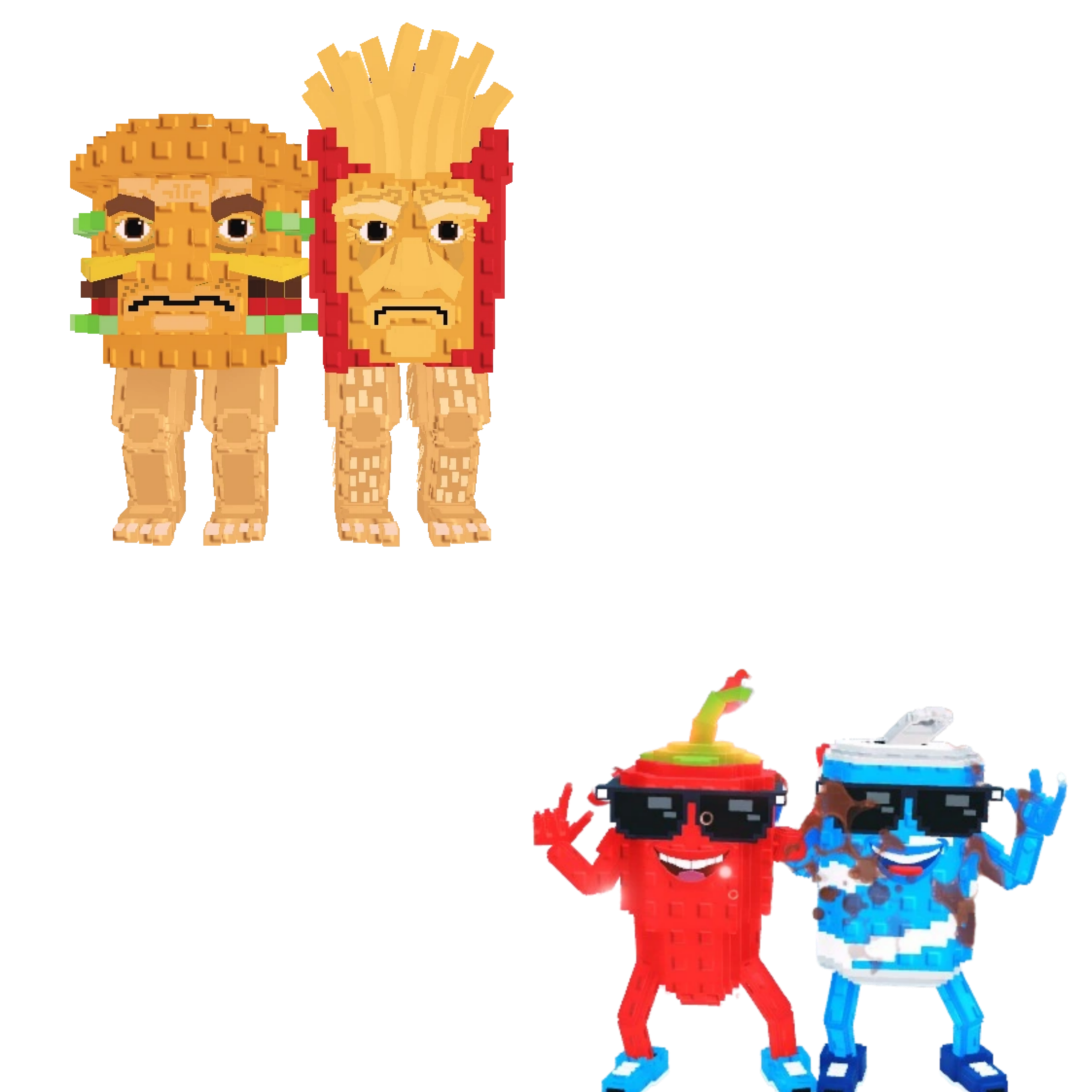 [BUNDLE] - 🍅 1x Burguro And Fryuro 🍅 1x Swaggy Bros