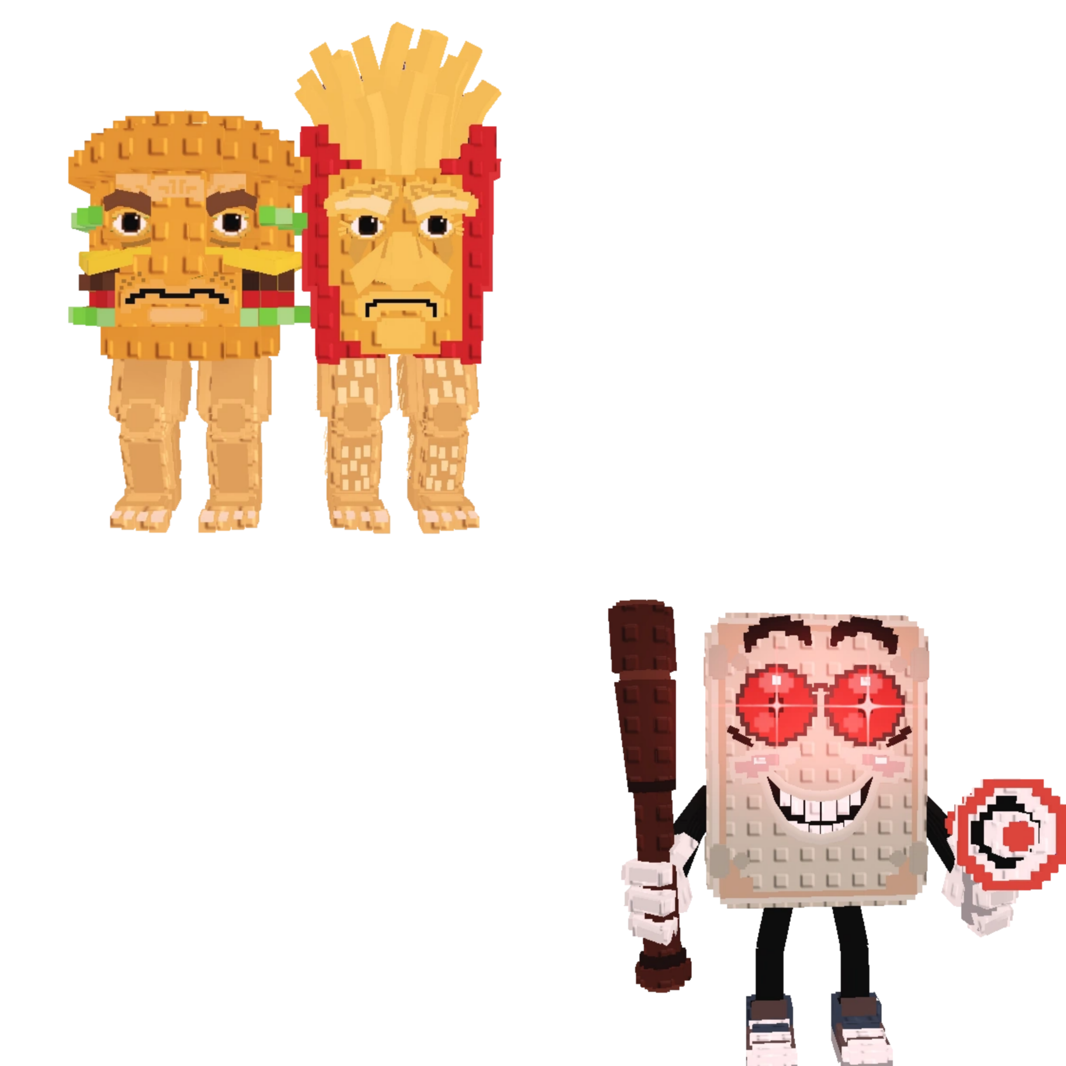 [BUNDLE] - 🥥 1x Burguro And Fryuro 🥥 1x Tang Tang Keletang