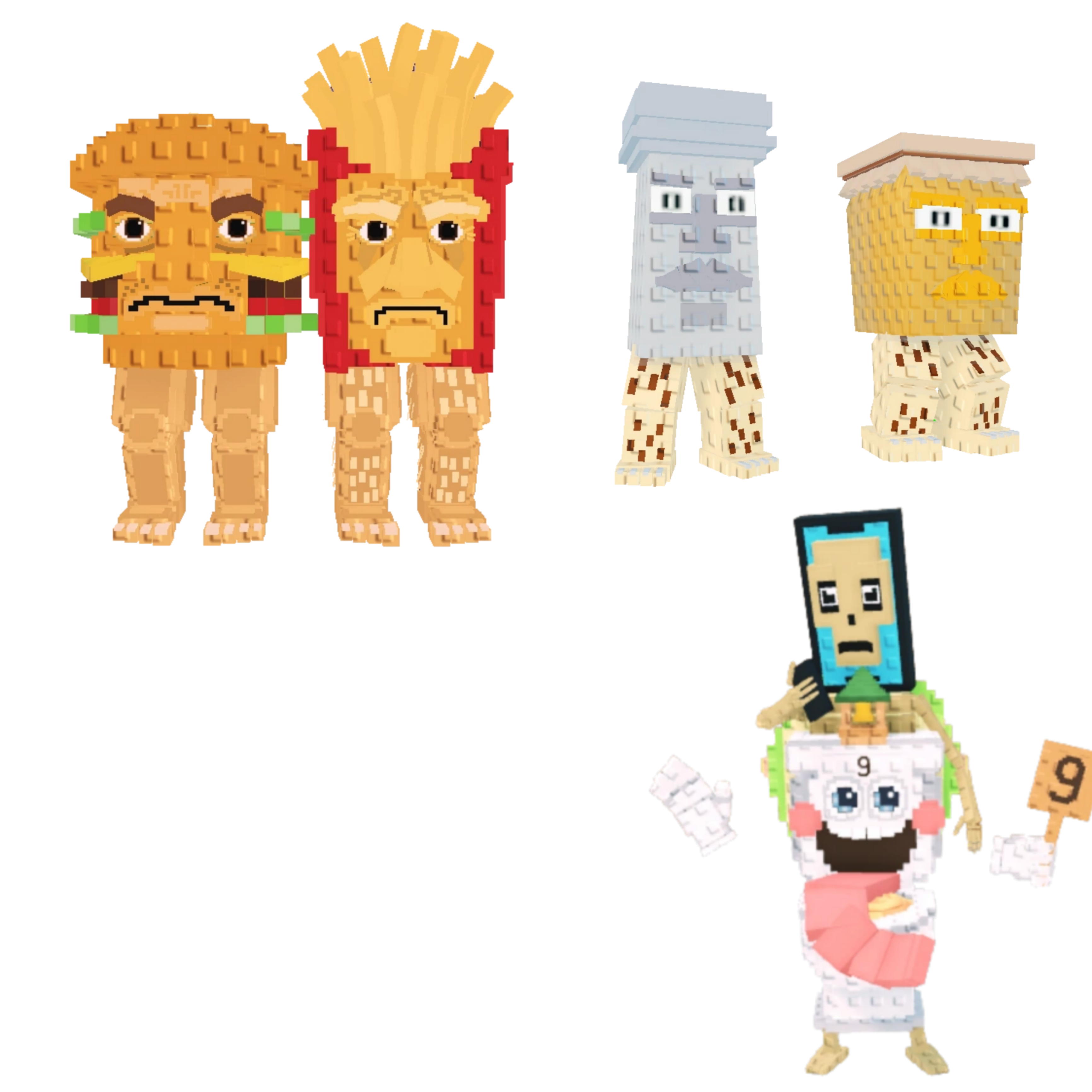 [BUNDLE] - 🥔 1x Burguro And Fryuro 🥔 1x Garama And Madundung 🥔 1x La Secret Combinasion
