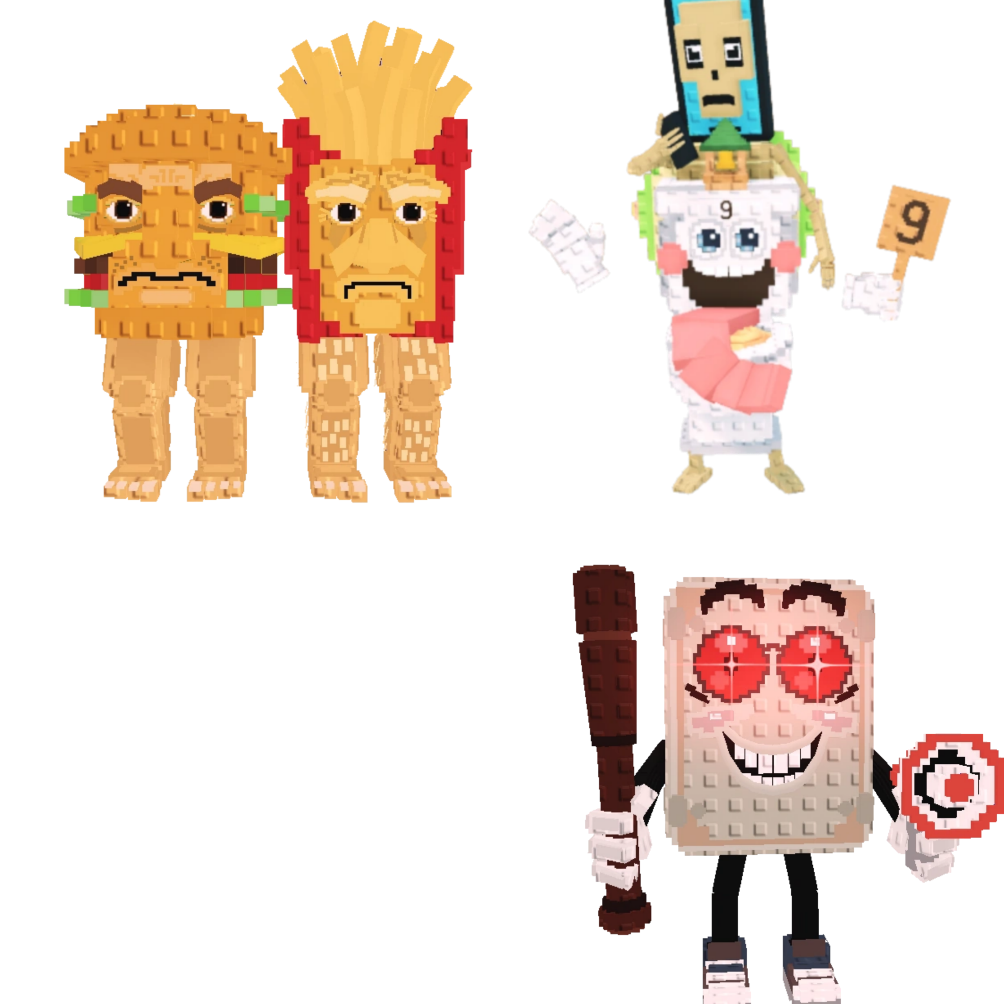 [BUNDLE] - 🥕 1x Burguro And Fryuro 🥕 1x La Secret Combinasion 🥕 1x Tang Tang Keletang