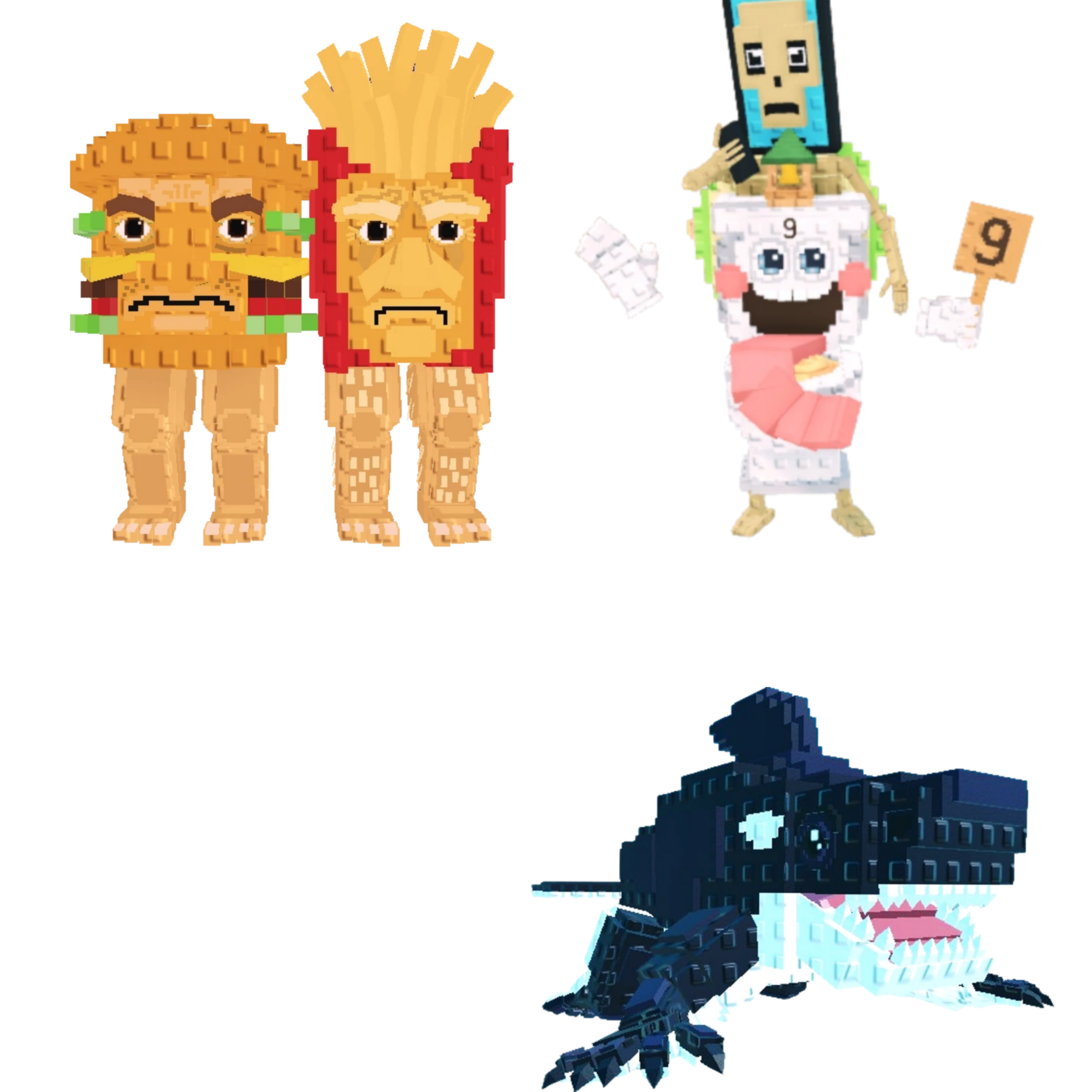 [BUNDLE] - 🌽 1x Burguro And Fryuro 🌽 1x La Secret Combinasion 🌽 1x Orcaledon