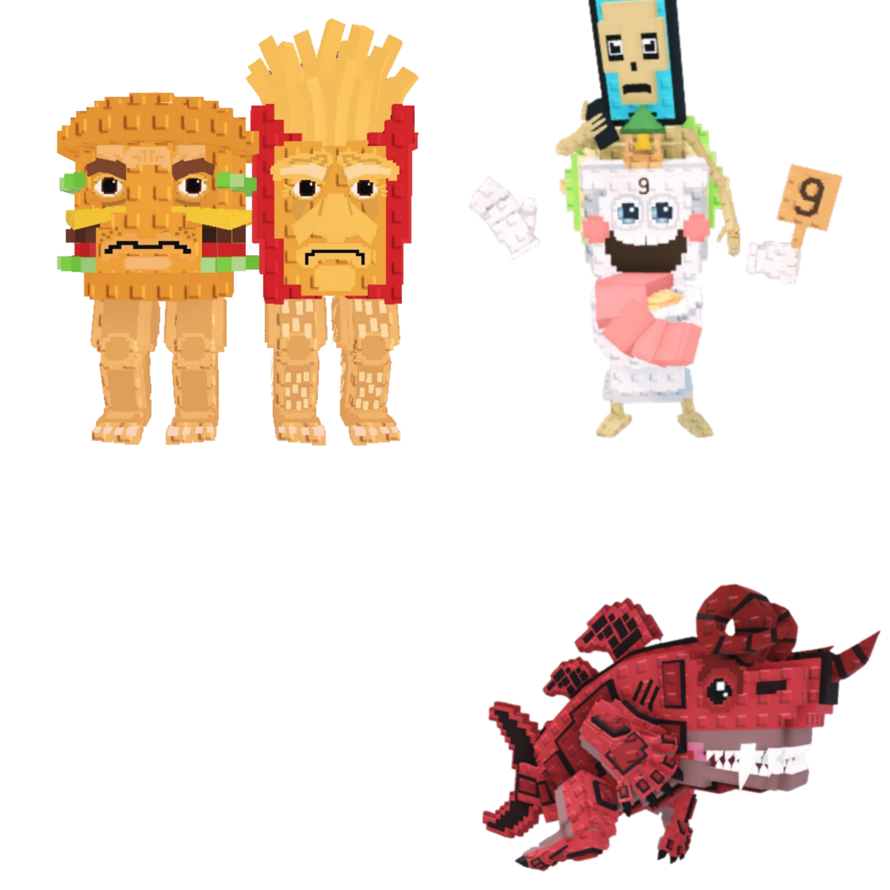 [BUNDLE] - 🌶️ 1x Burguro And Fryuro 🌶️ 1x La Secret Combinasion 🌶️ 1x Eviledon