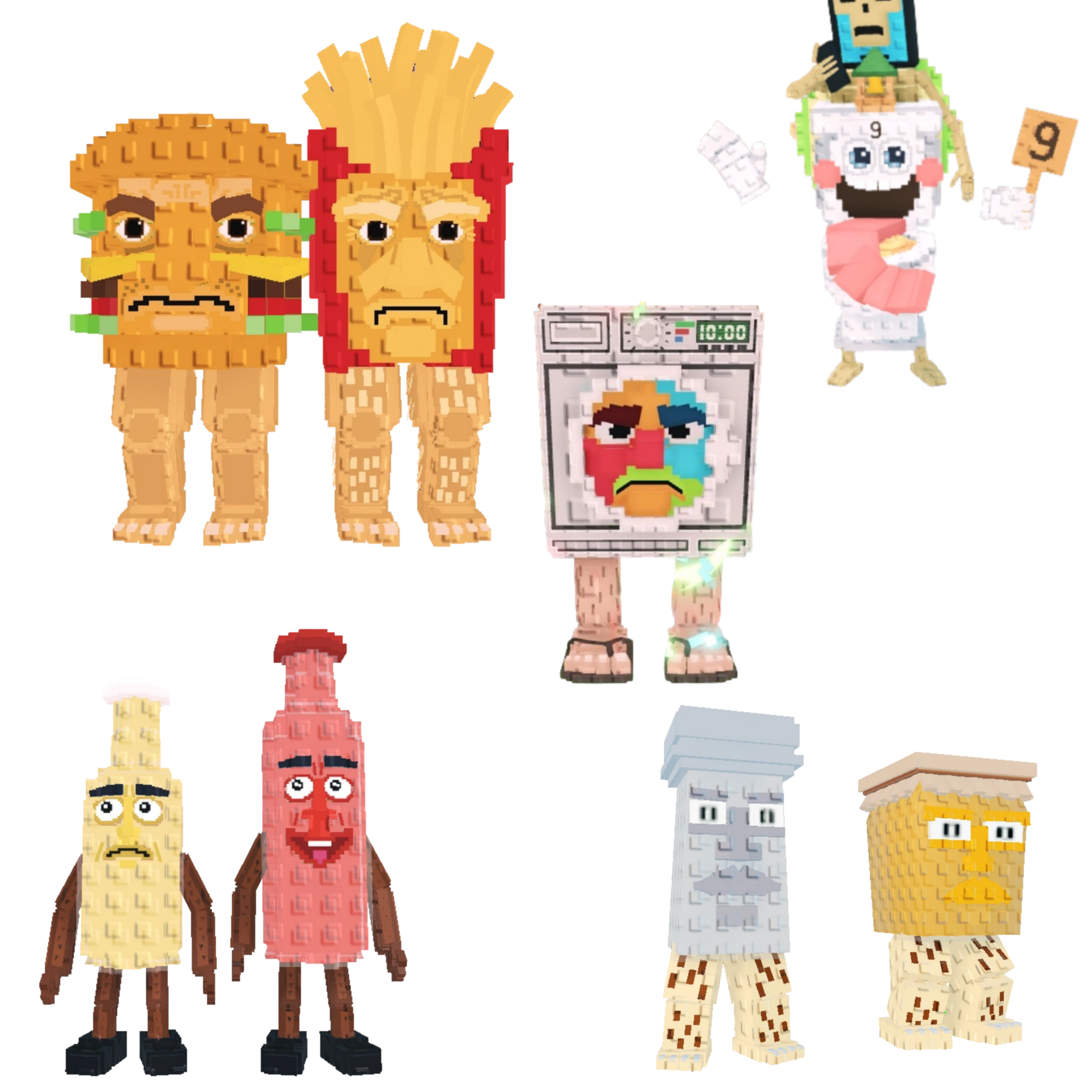 [BUNDLE] - 🥯 1x Burguro And Fryuro 🥯 1x Garama and Madundung 🥯 1x Ketchuru And Musturu 🥯 1x La Secret Combinasion 🥯 1x Lavadorito Spinito