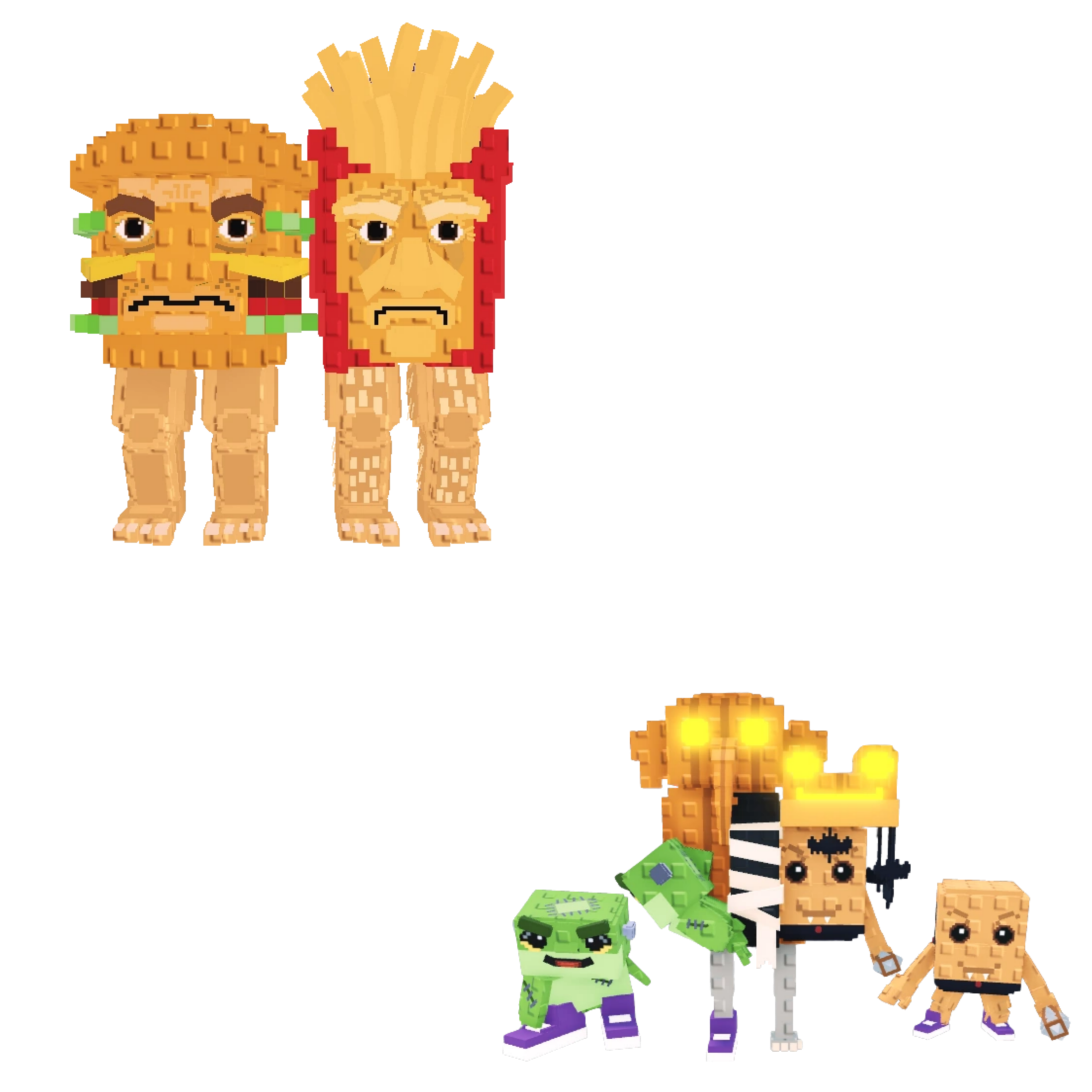 [BUNDLE] - 🍖 1x Burguro And Fryuro 🍖 1x Los Spooky Combinasionas