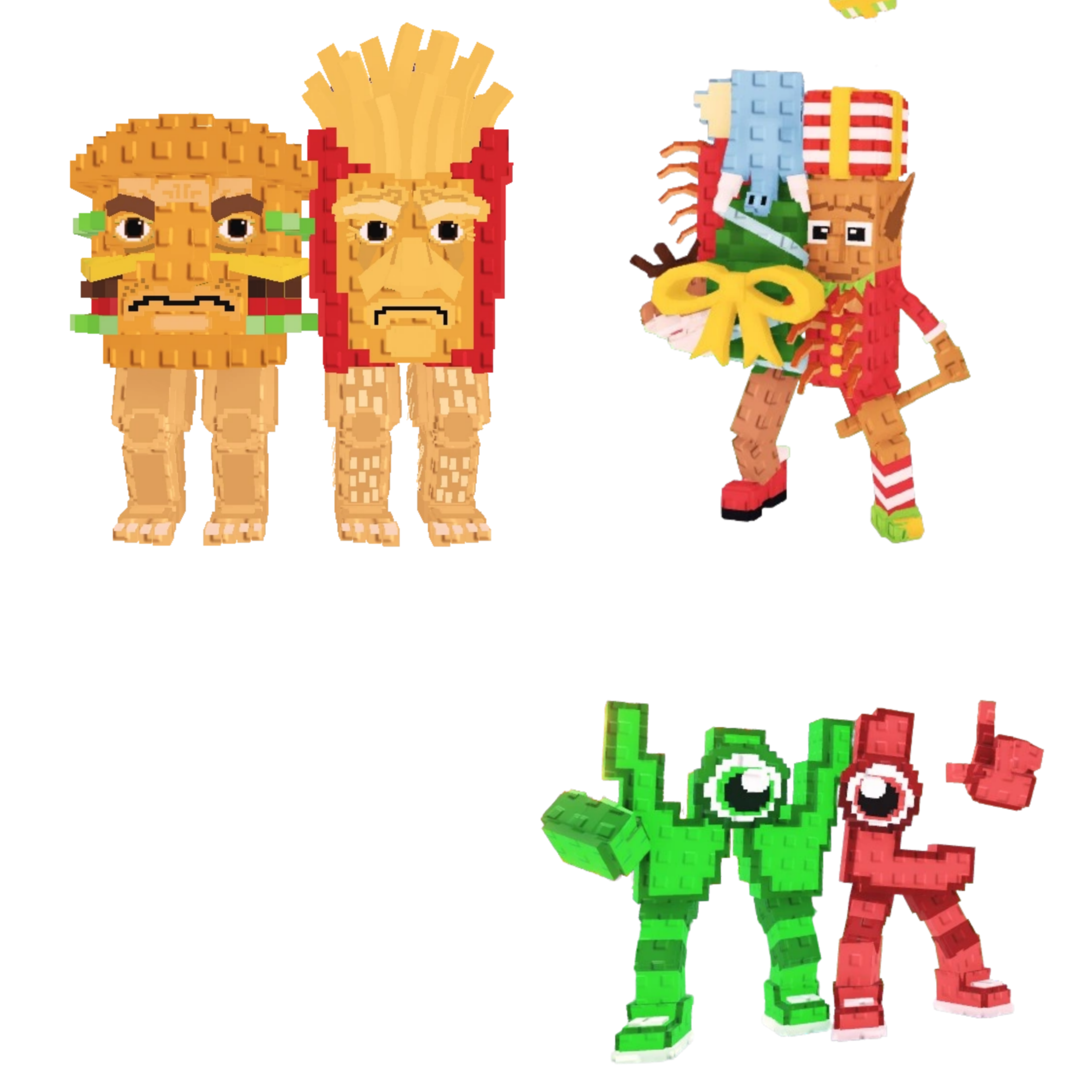 [BUNDLE] - 🍔 1x Burguro And Fryuro 🍔 1x La Jolly Grande 🍔 1x W or L (WorL)