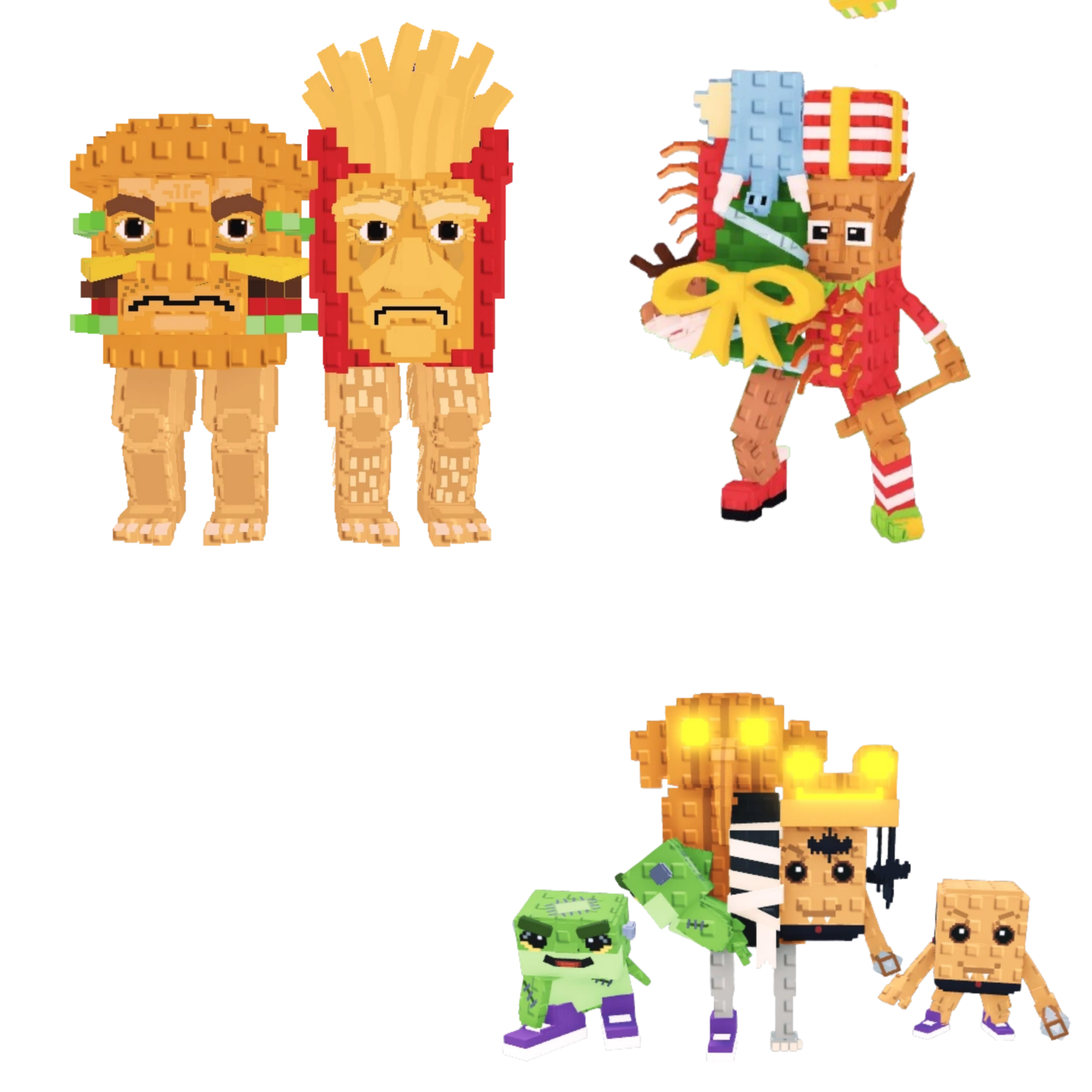 [BUNDLE] - 🍟 1x Burguro And Fryuro 🍟 1x La Jolly Grande 🍟 1x Los Spooky Combinasion